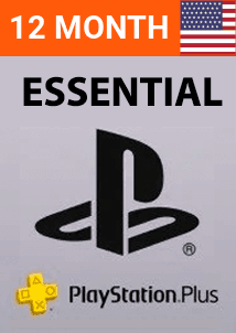 12 Month PSN Plus Essential Subscription (USA)
