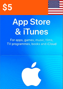 5 USD Gift Card (USA)