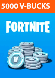 Fortnite 5000 V-Bucks Gift Card
